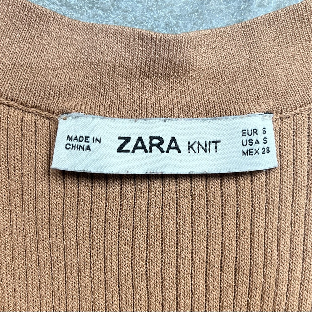 Zara Knit Ribbed Tank Top - Picture 5 of 9